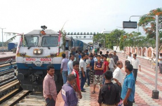 Finally, Tripura gets broad gauge connectivity to rest of India Finally, Tripura gets broad gauge connectivity to rest of India